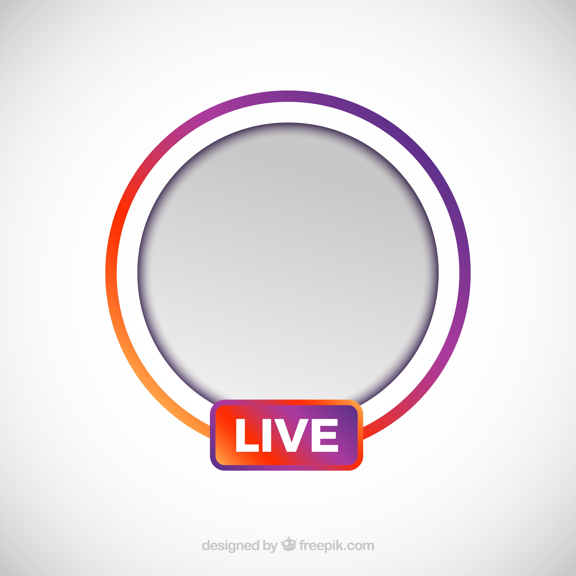 Free Vector Live Streaming Background