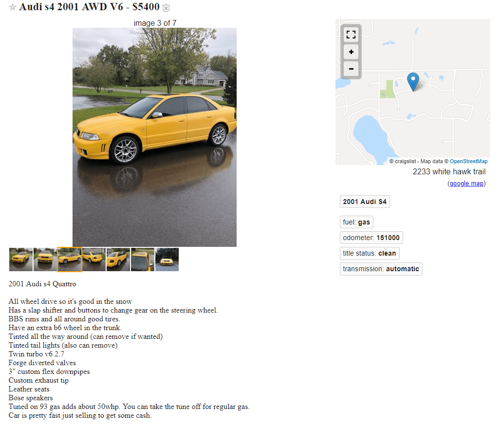 craigslist north chicagoland on craigslist cars for sale by owner south chicagoland