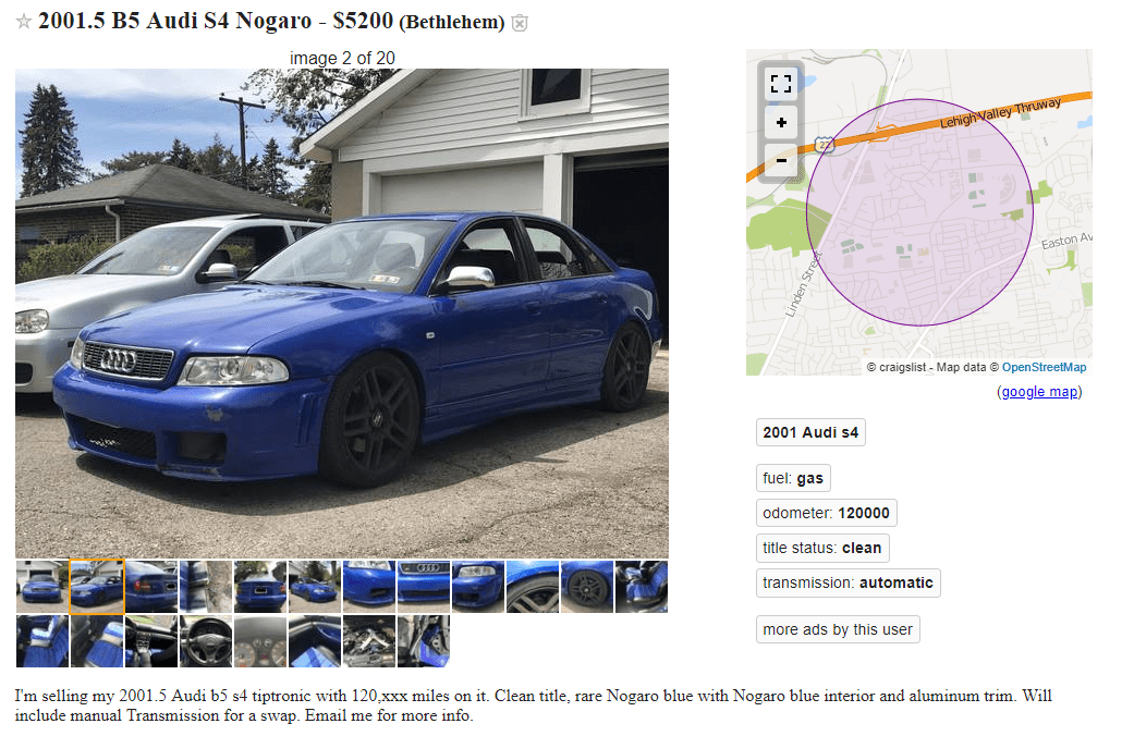 craigslist allentown pa on craigslist pa cars allentown