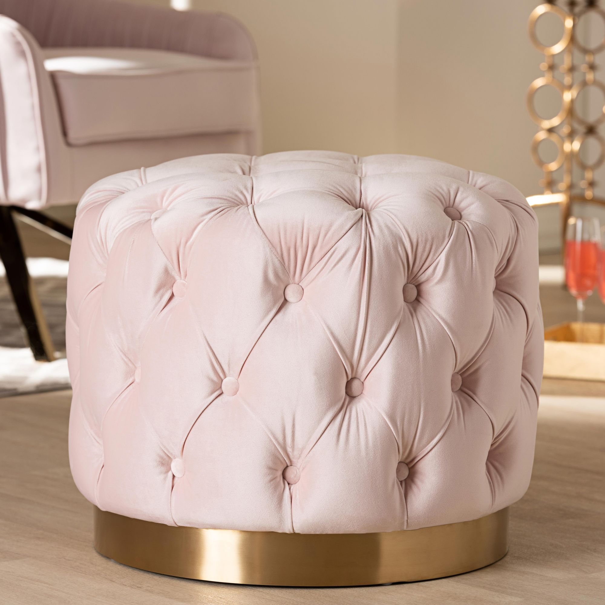 Yongchuang folding storage ottoman faux leather tufted footrest stool cube ottomans. lamps plus