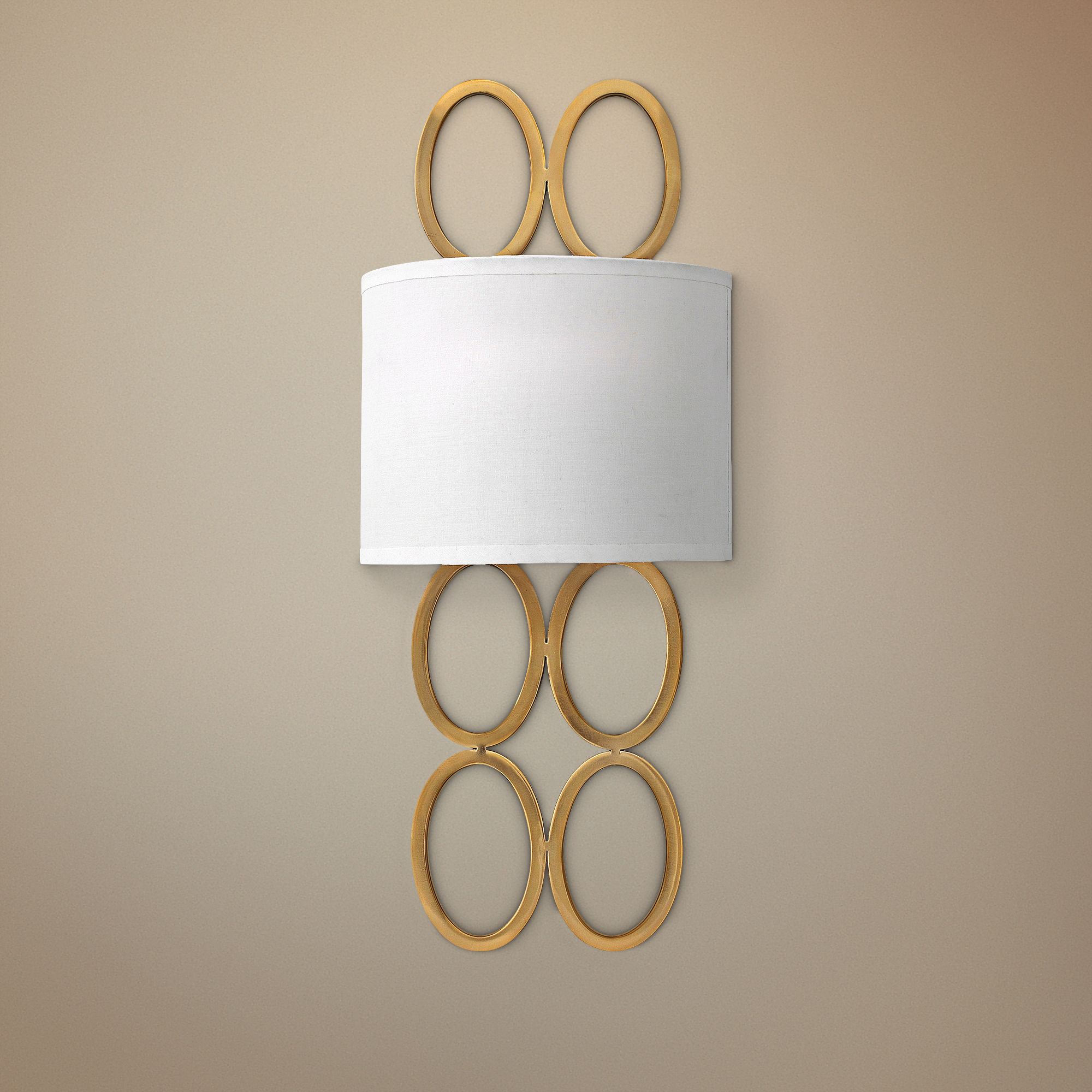 The covent park wall sconce brushed honeythe covent park wall sconce brushed honey gold finish with is guaranteed to give your home an alluring look. hinkley jules 20 1 2 high brushed gold wall sconce