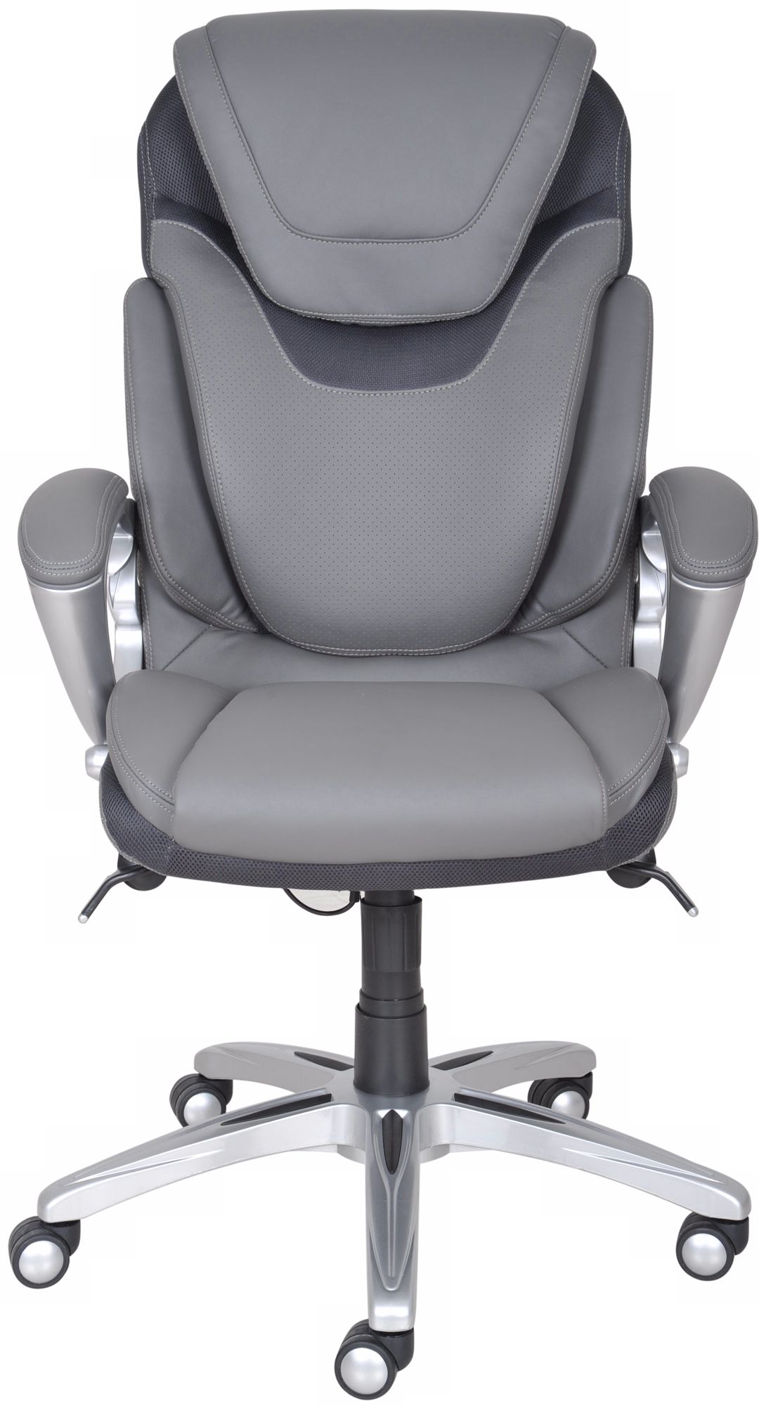 Serta AIR Light Grey Executive Office Chair #3V053