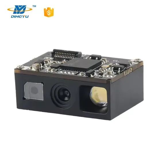 Usb Rs232 Ttl Bar Code Reader Module Qr Code Engine Long Distance Scan - Vintage Image Collection - Retina Quality