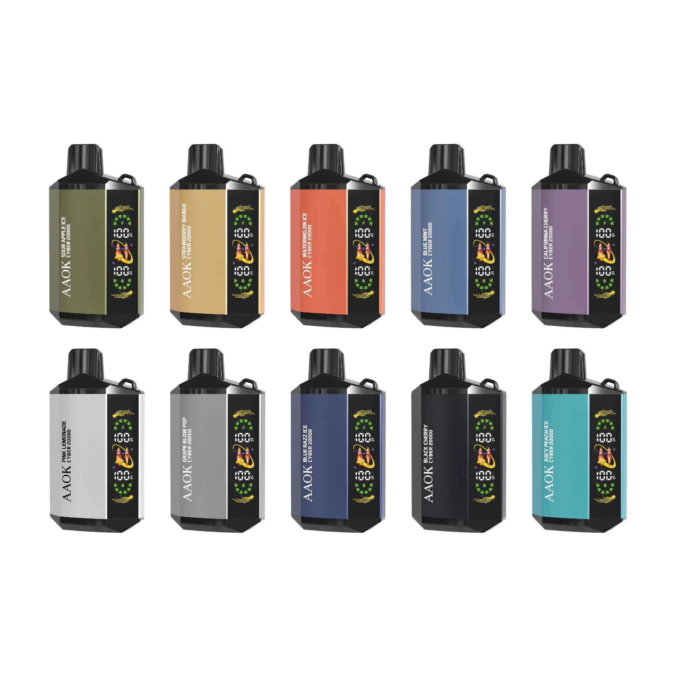 Aaok Smart Vape Mod with LED Display and Adjustable Features 20000puffs