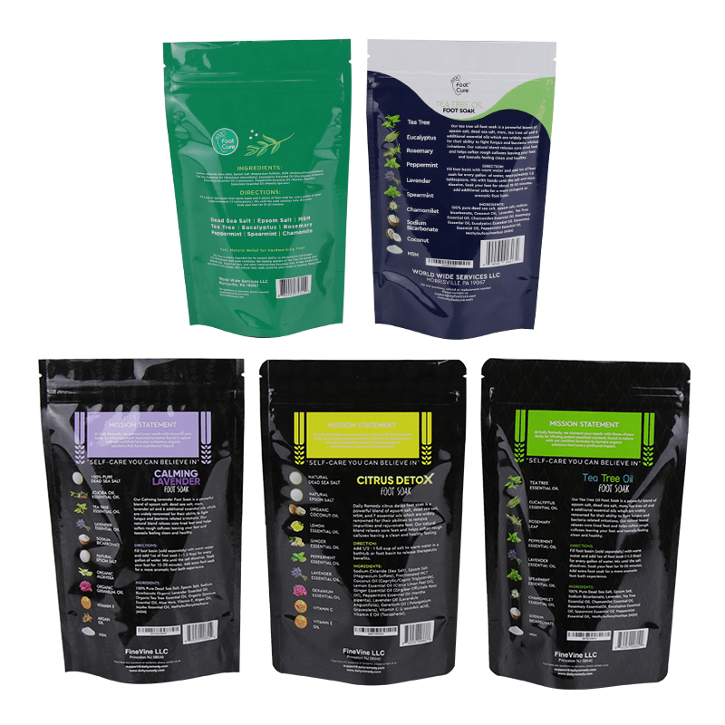 Mylar Bag Child Resistant Custom Logo