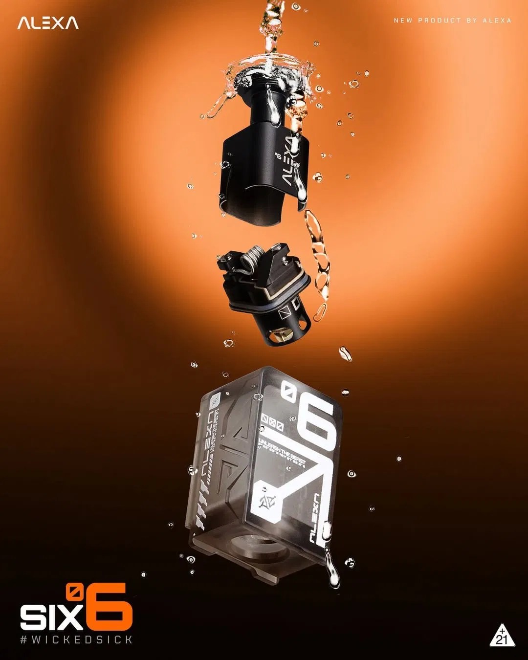 Alexa Six Rba Pen Puffs Ecig Boro Rda Rta Rba Wholesale Vape