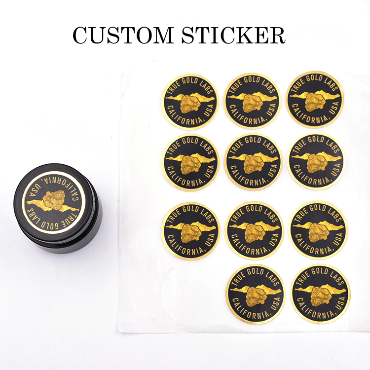 Custom Printed Round Sticker, Waterproof Round Sticker Adhesive Paper Round Label Sticker