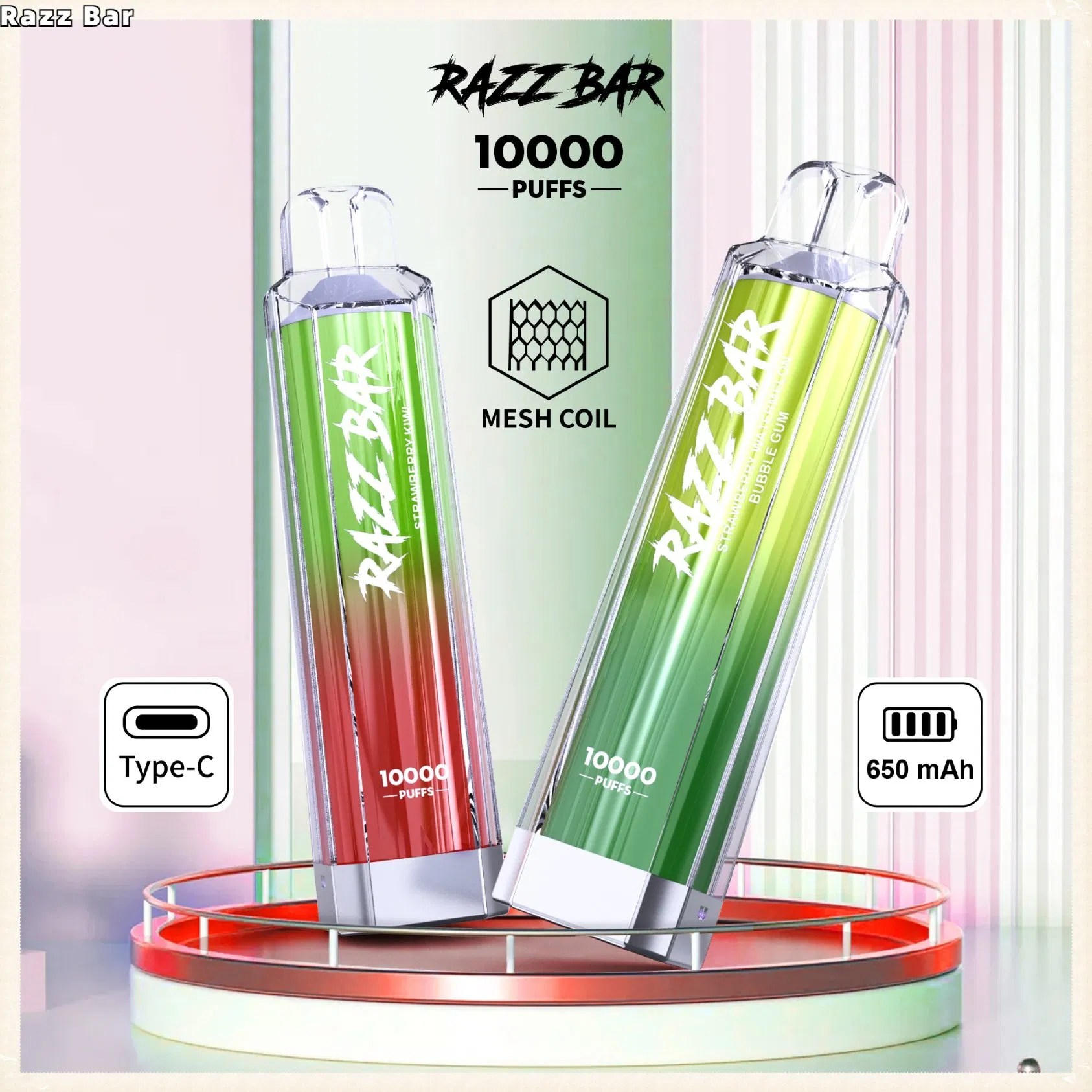 Germany Puff Rechargeable Razz Crystal 10000 Razzbar 10K Puff Razz Bar Puff