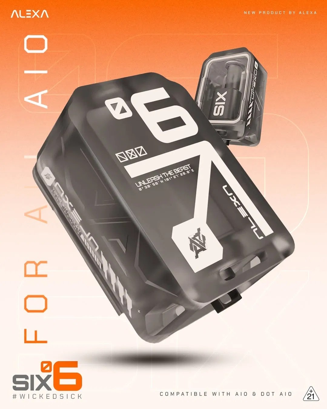 Alexa Six Rba Pen Puffs Ecig Boro Rda Rta Rba Wholesale Vape