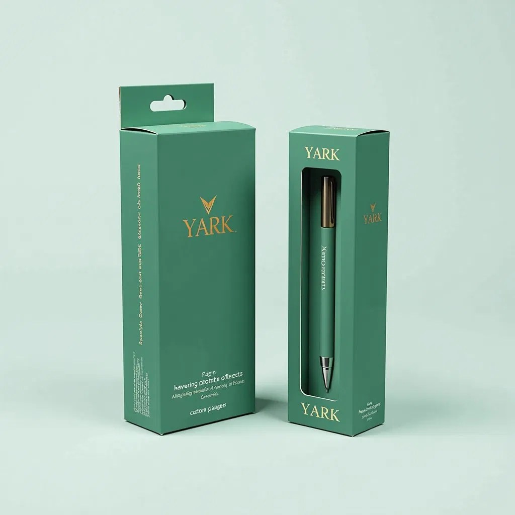 Custom Razor Lipstick Pen Gift Box Packaging Paper Packing Box with Window