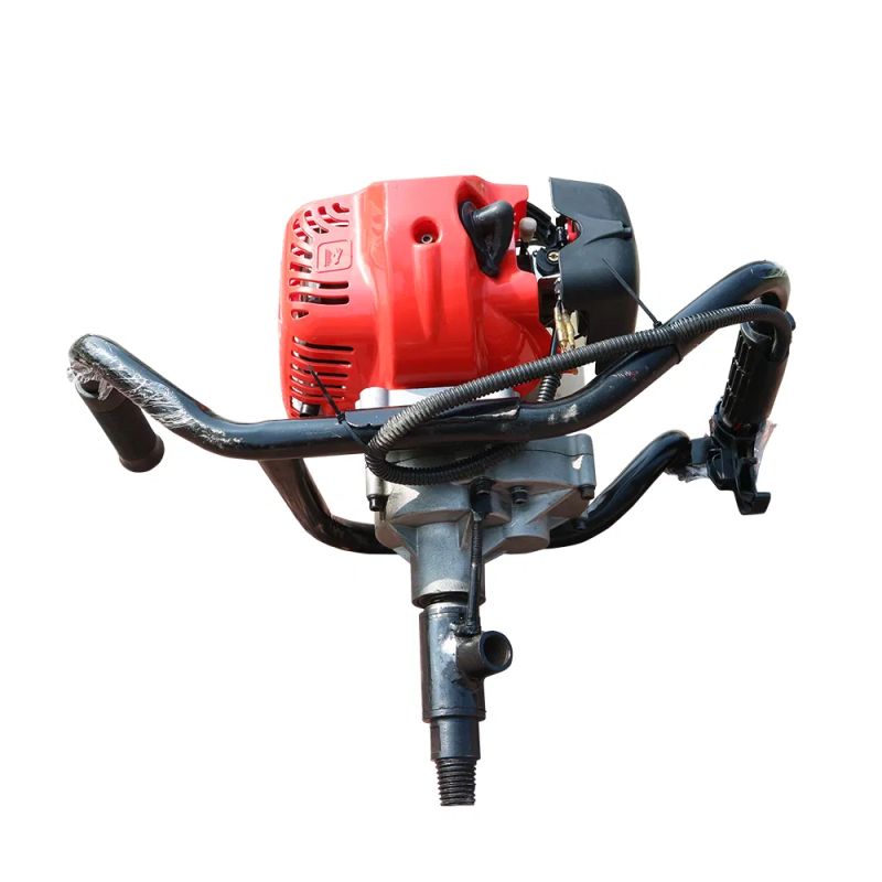 Single Man Backpack Drill Efficient Geological Exploration - Best Landscape Illustrations in HD