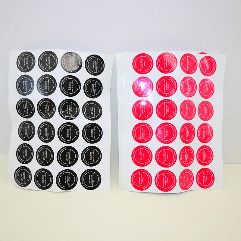 Sticker Embossed Label Logo Printing Custom Sealing Matte Sticker Custom Adhesive Brand Logo Sticker