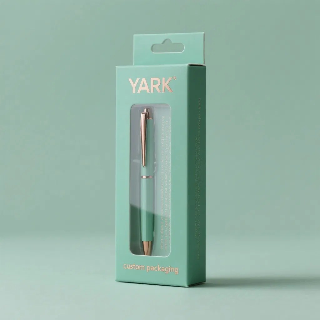 Custom Razor Lipstick Pen Gift Box Packaging Paper Packing Box with Window