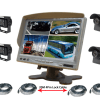 Wireless Digital Flip Mirror Front Rear Side View Camera 7inch Auto Reverse Camera with Monitor System