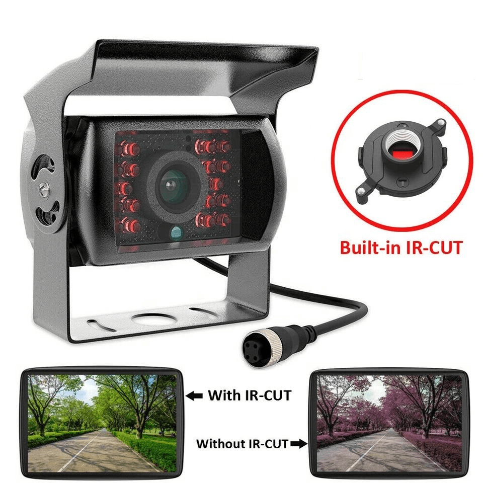 4CH Reverse Backup Vehicle 2.4G Rearview Car Monitor Rear View Dash Board System Reversing Kit Wireless Parking HD Rearview Came