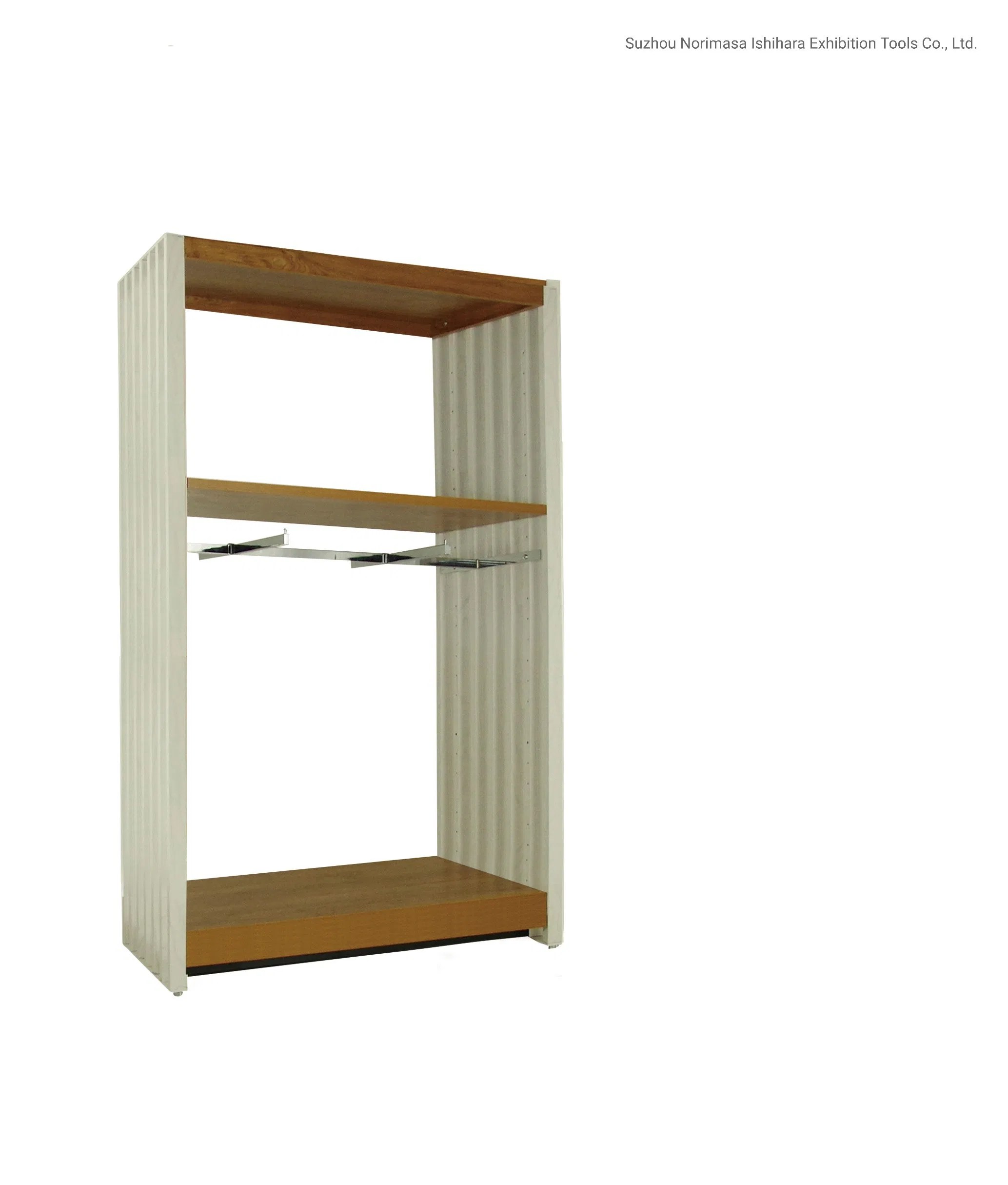 China Hight Quality Wall Mounted Garment Store Display Metal Racks Design Photos Pictures Made In China Com