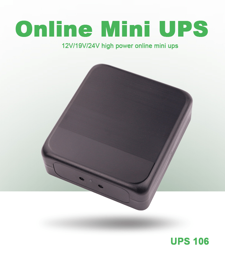 Portable Router Battery Backup Mini DC UPS 24V 3A for Printer CCTV Camera WiFi Router