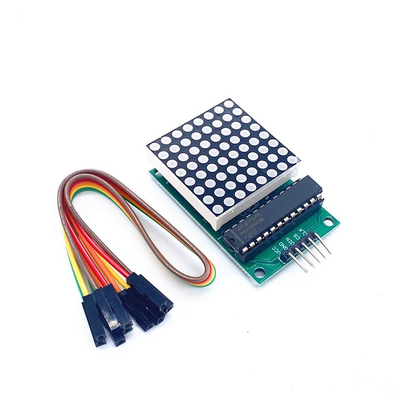 Max7219 Max 7219 7219 Red Dot Matrix Module 4 In 1 8x8 Dot Microcontroller Line Display With 5 - Modern Desktop Vintage Wallpapers | Free Download