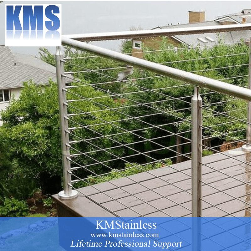 They will last for years . China Stainless Steel Wire Rope Deck Railing China Wire Balustrade Wire Balustrade Kit