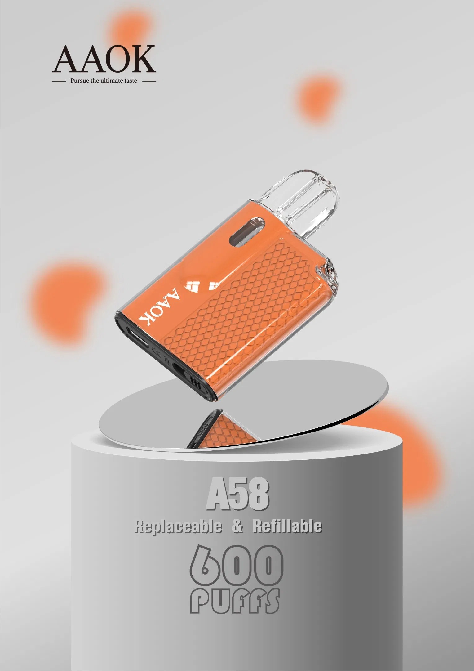 Tpd 2ml Replaceable Refillable Open Pod System