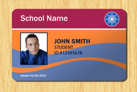 College Id Card Template Psd