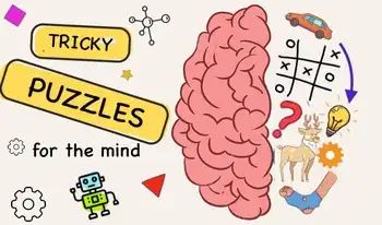 Brain Test Tricky Puzzles - Colorful Textures - Creative Desktop Collection
