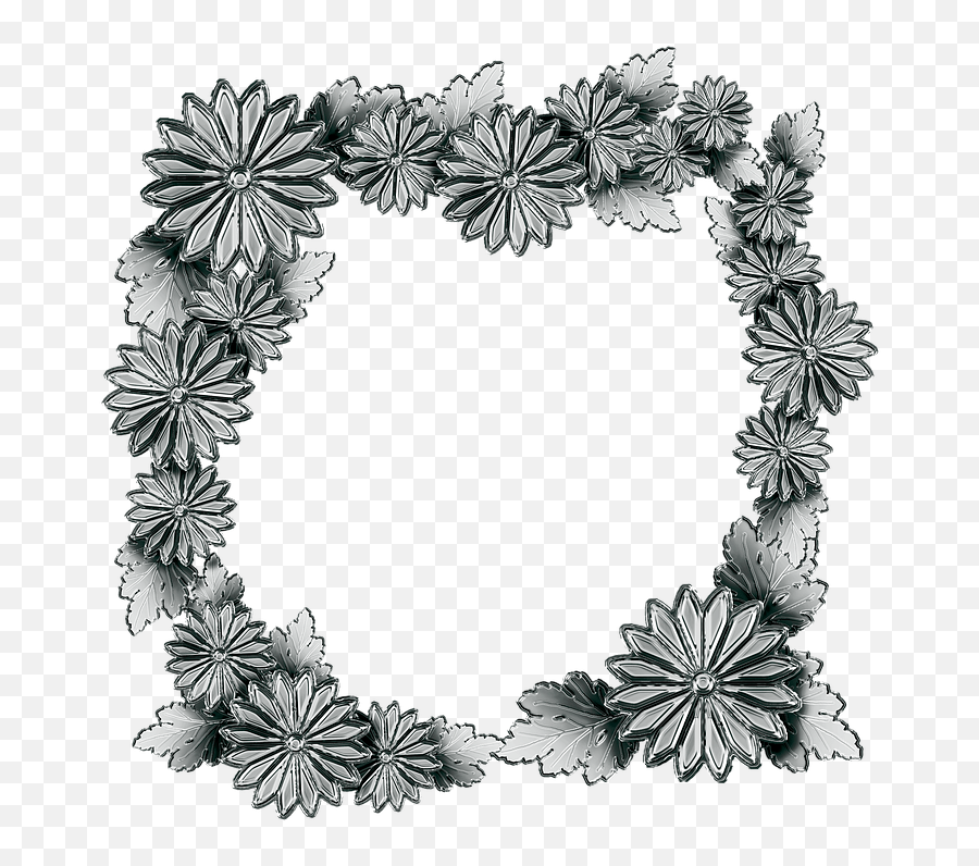 Bingkai gambar, garis dekoratif, label, persegi panjang, satu warna png. Silver The Frame Chrysanthemum Flowers Leaf Pigura Bingkai Bunga Png Emas Bunga Png Free Transparent Png Images Pngaaa Com