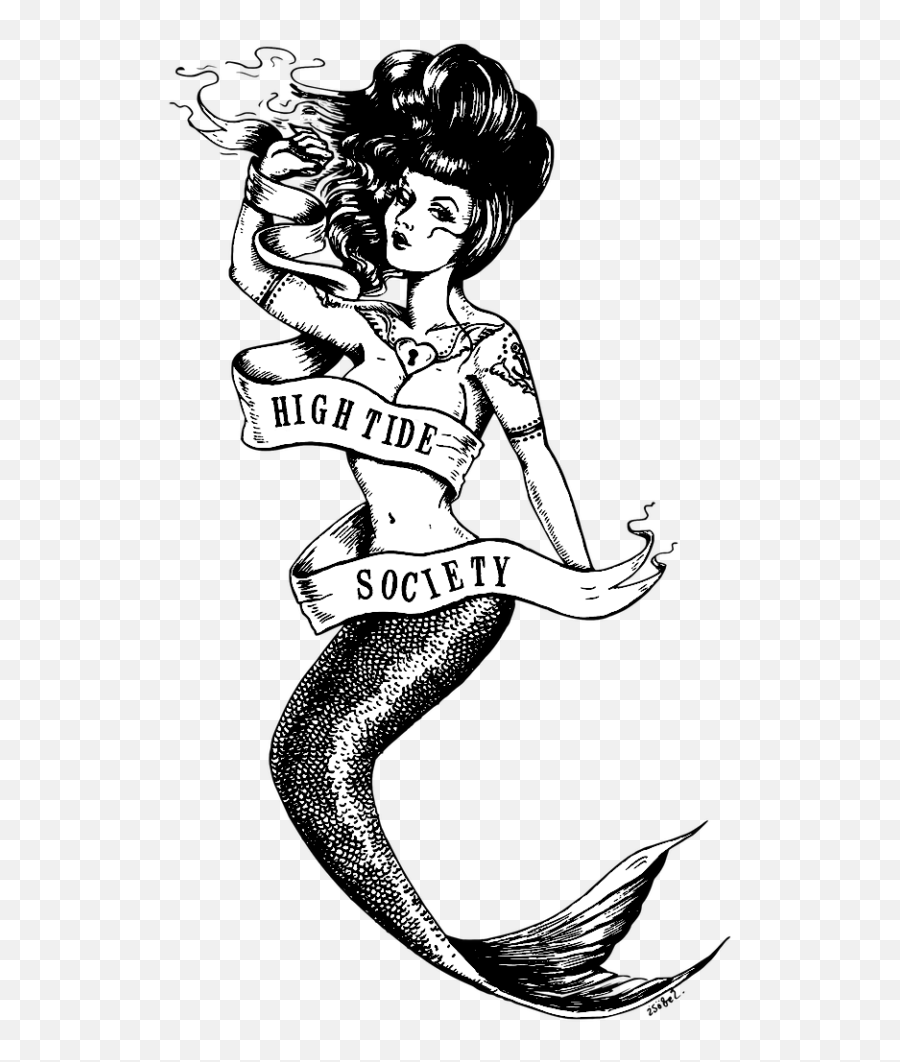 Sailor Tattoos Old School Tattoo Artist - Flash Png Mermaid Tattoo,White Flash Png - Free Transparent Png Images - Pngaaa.com 1062_x_900_png