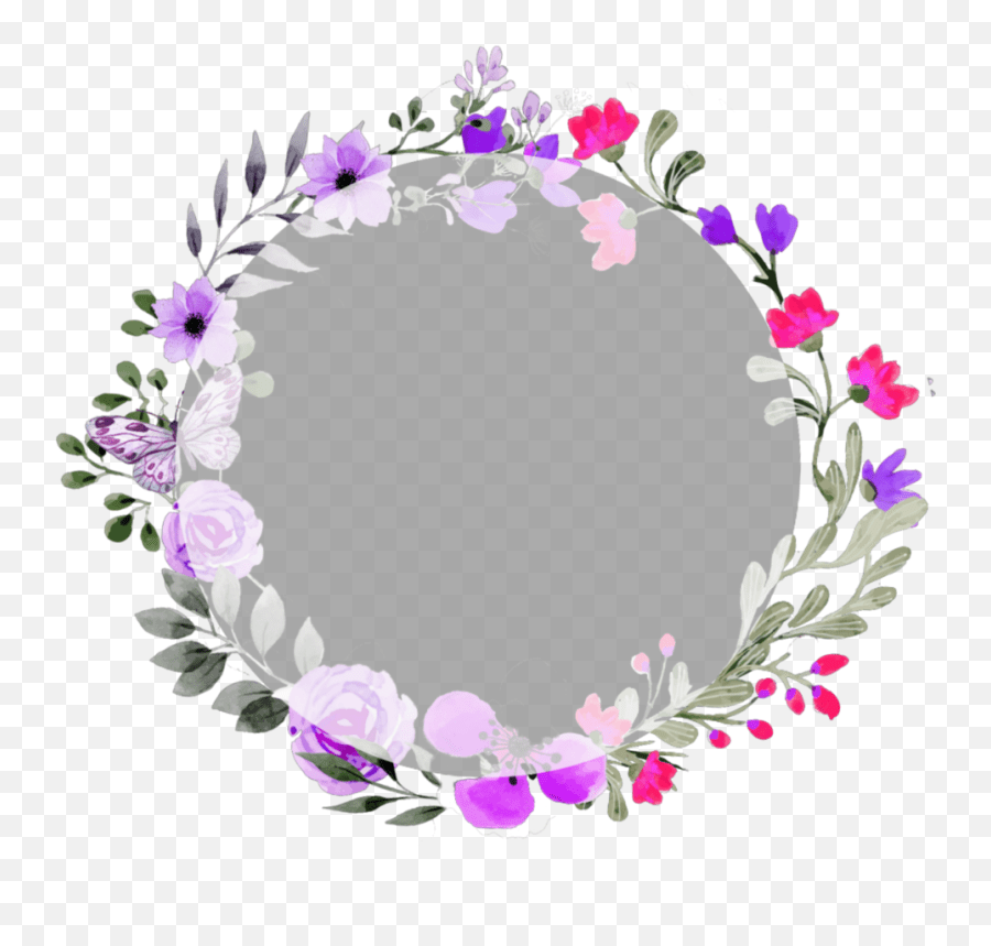 To explore more similar hd . Crown Flower Flowers Circle Ftestickers Icon Png Flower Circle Png Free Transparent Png Images Pngaaa Com