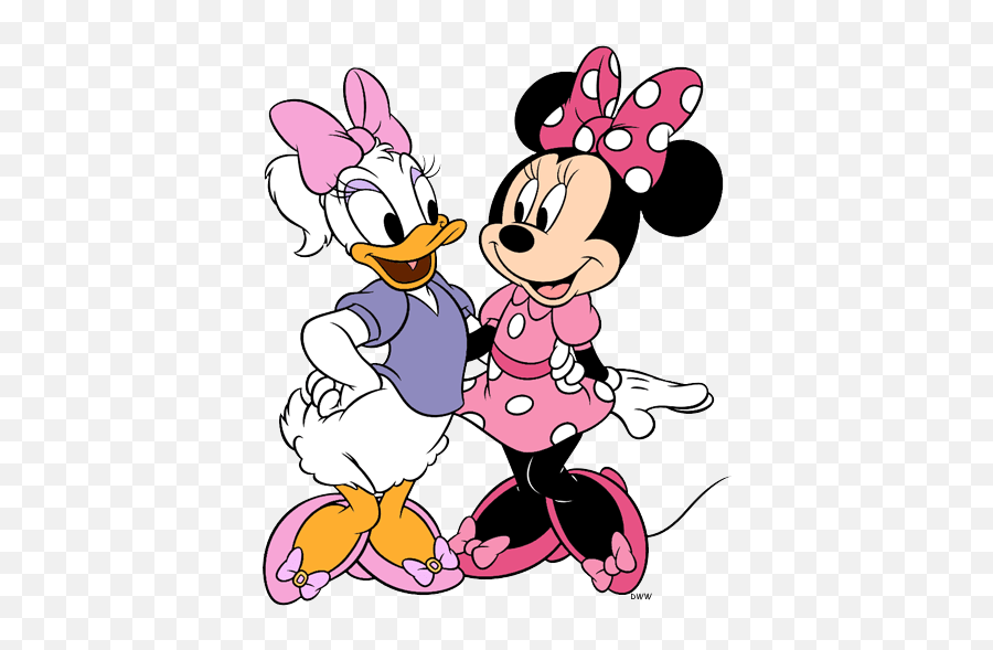 How to plan a mickey mouse birthday party celebration for under $200. Minnie Mouse Amp Daisy Duck Clip Art 2 Disney Daisy Minnie Mouse And Daisy Duck Coloring Pages Png Minnie Png Free Transparent Png Images Pngaaa Com