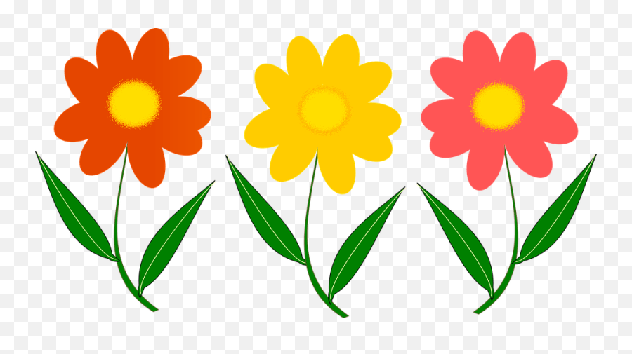 Ache e baixe recursos grátis para flor. Three Colorful Flowers One Simple Gallery Canvas Artwork Flor Desenho Vetor Png Simple Flower Png Free Transparent Png Images Pngaaa Com