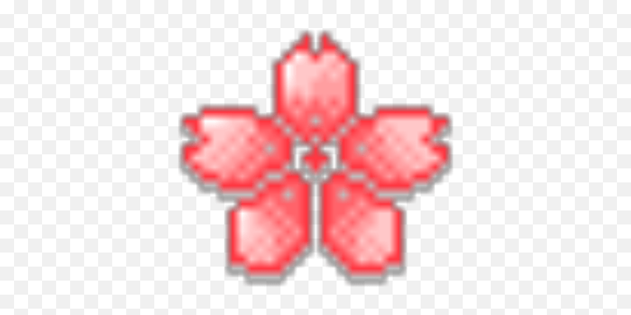 Flower png · high quality transparent png vector graphics, effects, clipart, stickers, templates & photos. Pixel Sakura Flower Roblox Cross Png Sakura Flower Png Free Transparent Png Images Pngaaa Com