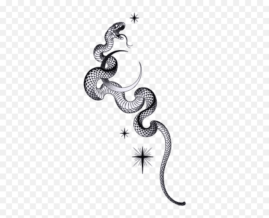Snake Tattoo Aesthetic Sticker - Snake Geometric Tattoo Png,Snake Tattoo Png - Free Transparent Png Images - Pngaaa.com 729_x_900_png