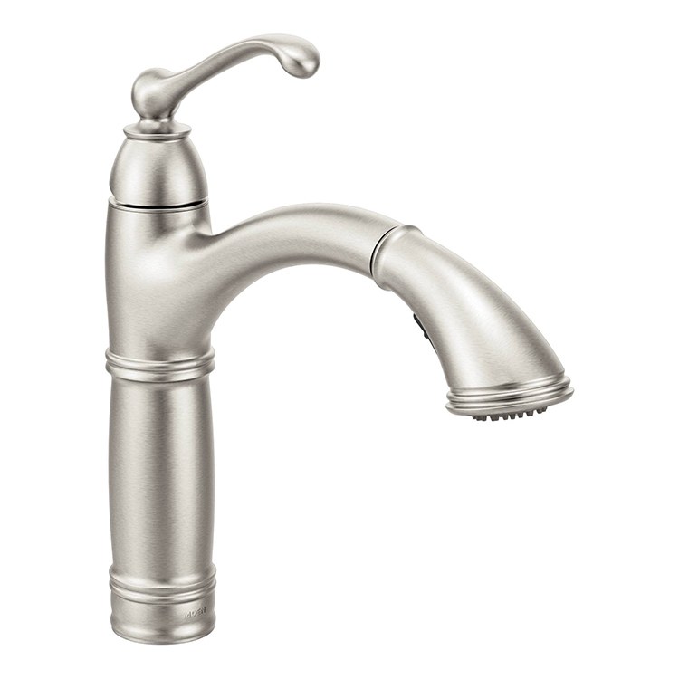 Moen Camerist 2.20 GPM Pullout Spray Single Hole Kitchen ...