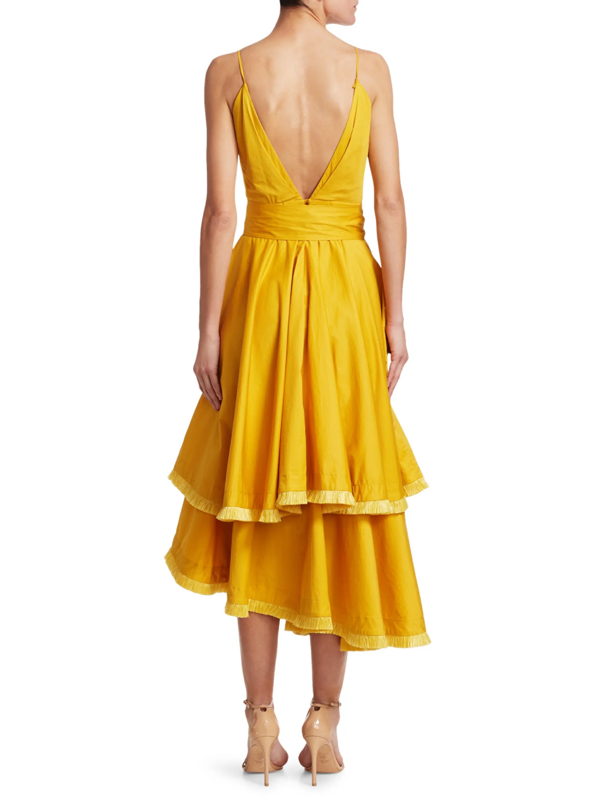 Johanna Ortiz Ladies Who Lunch Tiered Dress Saksfifthavenue