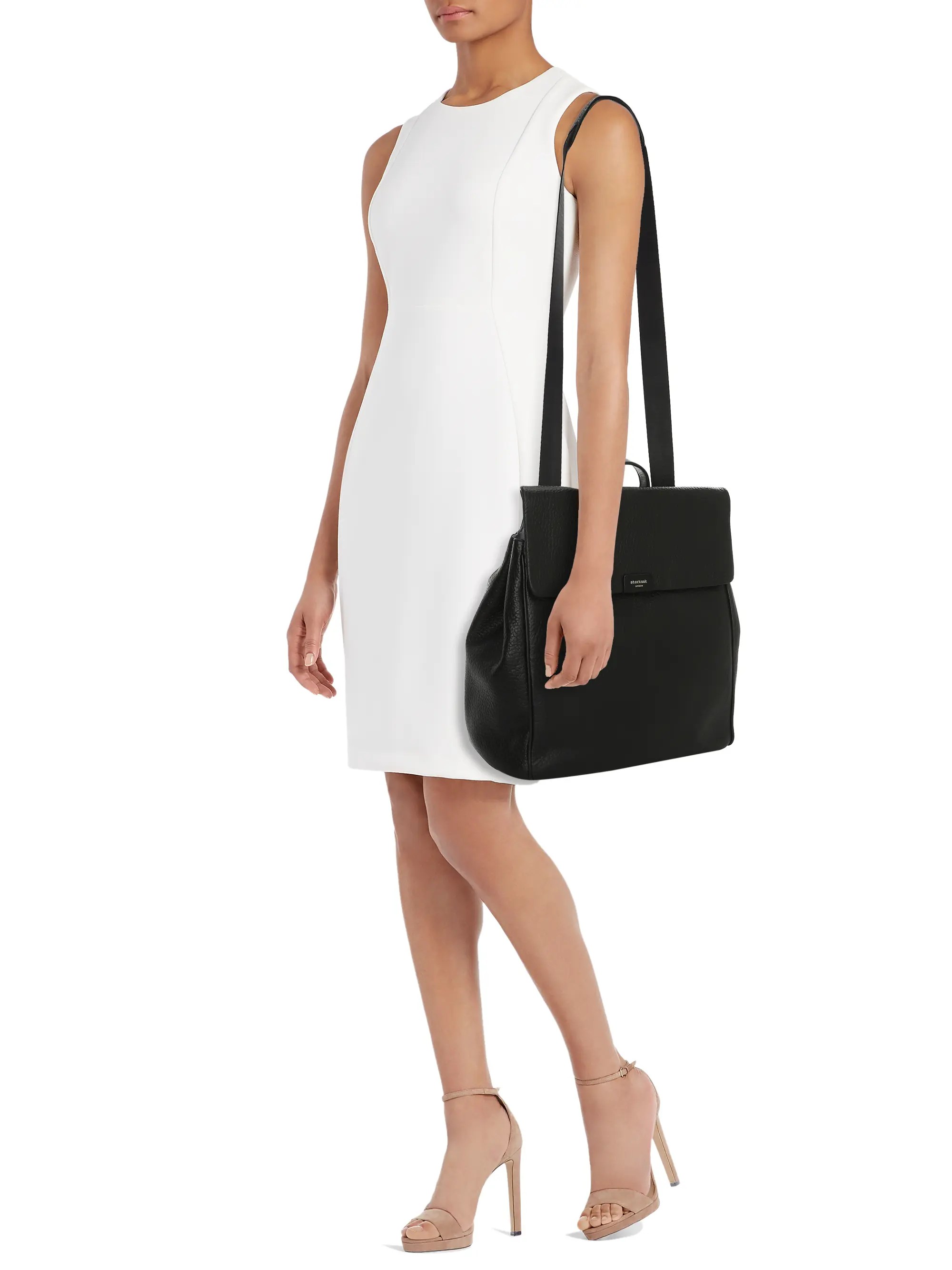 Storksak St James Leather Diaper Bag Backpack Saksfifthavenue