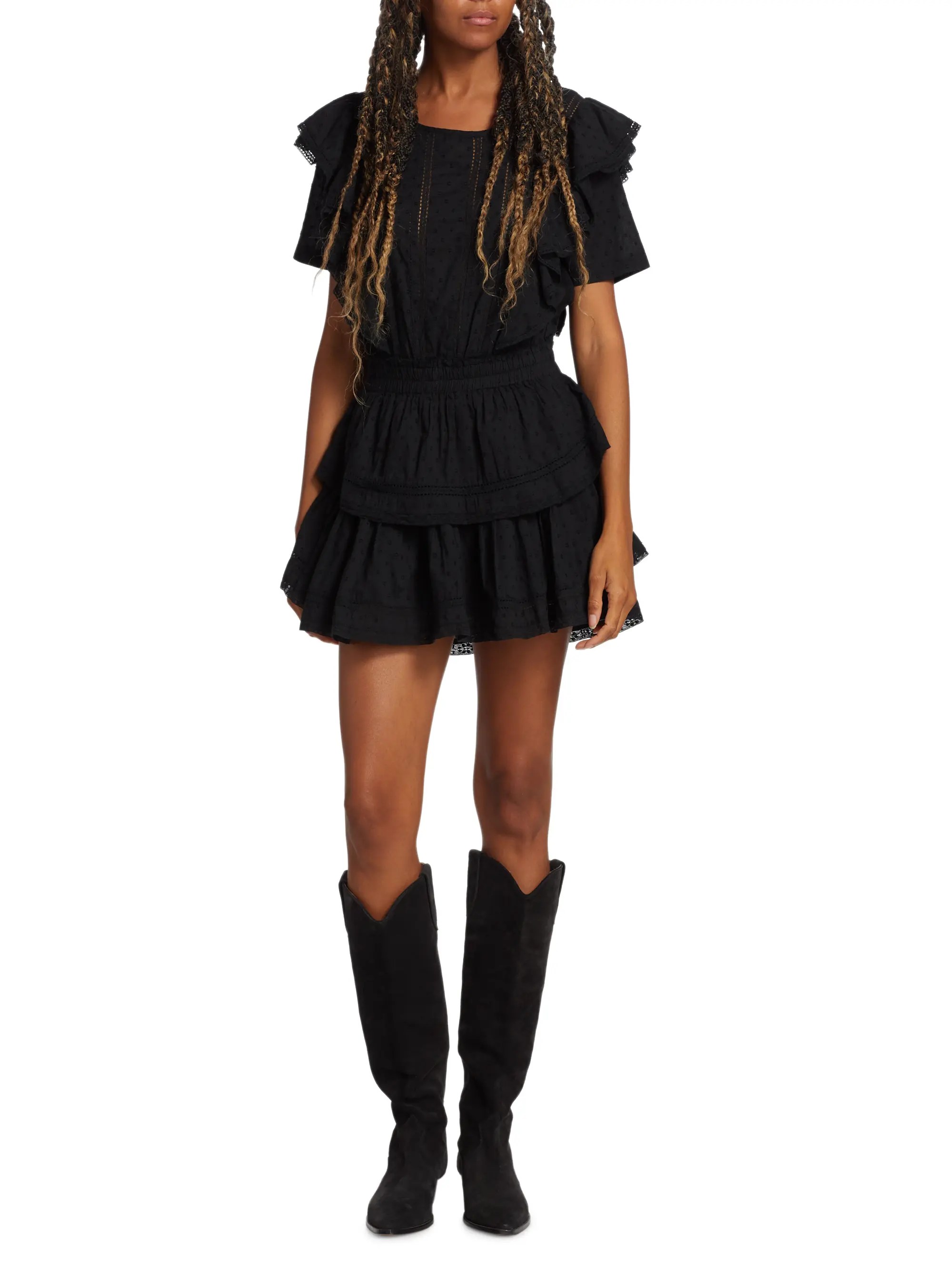 shop loveshackfancy natasha flounce tiered dress saks fifth avenue on love shack fancy white natasha dress