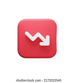 Decrease Down Loss Icon Web App Stock Vector Royalty Free 2166205441 - Geometric Photos - Amazing Desktop Collection