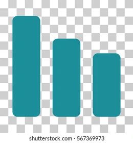 Bar Chart Decrease Vector Icon Illustration Stock Vector Royalty Free - Beautiful Nature Illustration - Retina