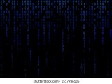 Binary Code Algorithm Background Computer Digital Stock Illustration