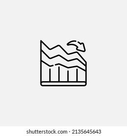 Decrease Chart Icon Sign Vectorsymbol Logo 2135644865 - Elegant Light Picture - Retina