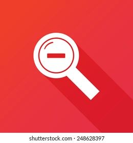 Decrease Magnifiers Icons Minuszoom Out Long Stock Vector Royalty Free - City Texture Collection - Desktop Quality