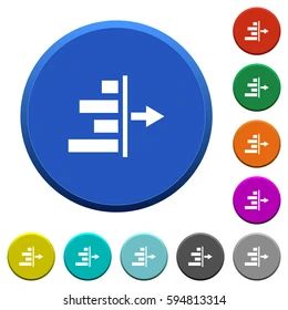 Decrease Text Indentation Round Color Beveled Stock Vector Royalty - Premium Colorful Wallpaper Gallery - Retina