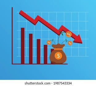 Graph Showing Decrease Of Bitcoin Value Cryptocurrency Decline Graph - 4K Colorful Pictures for Desktop