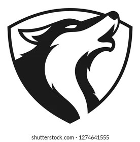 Wolf Howling Logo Images Stock Photos Vectors Shutterstock