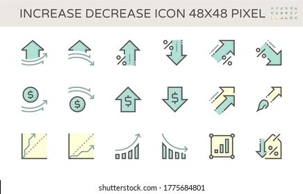 2 736 Increase Decrease Infographic Stock Vectors Images Vector Art - Light Wallpapers - Classic Mobile Collection