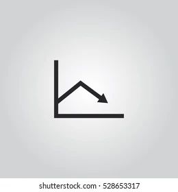 Line Graph With A Large Decrease Stock Image Cartoondealer Com 32189911 - Download Classic Light Wallpaper | Full HD