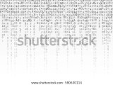 Matrix Background Vector Binary Code Matrix Stock Vector Royalty Free
