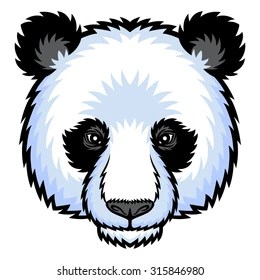 Panda Head Logo This Illustration Ideal Stock Illustration 328896221 280_x_260_jpg