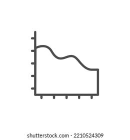 Sales Decrease Chart Icon Stock Vector Adobe Stock - Download Premium Space Art | Desktop
